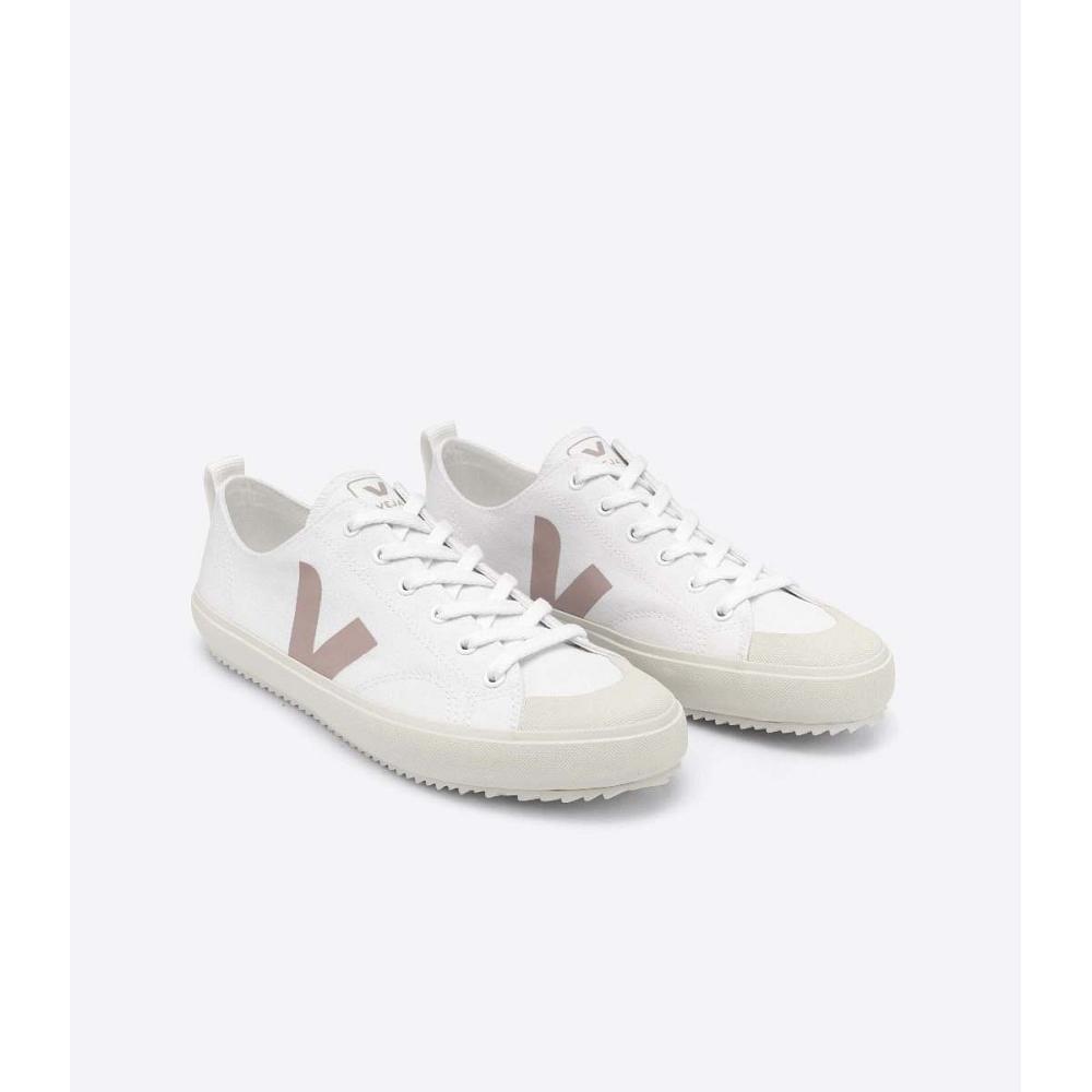 White Women's Veja NOVA CANVAS Shoes | AU 530EBC